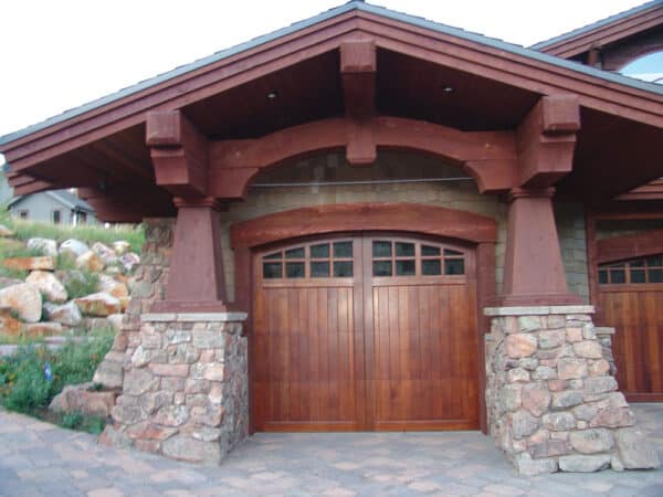 arched carriage house door
