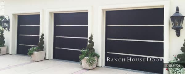 three ranch house doors contemporary design