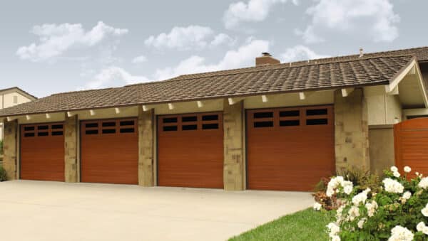 multiple garage doors