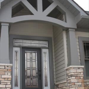 gray home exterior