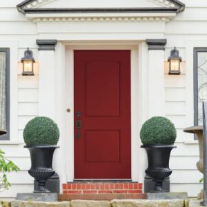 Masonite Red Prefinished Exterior Doors